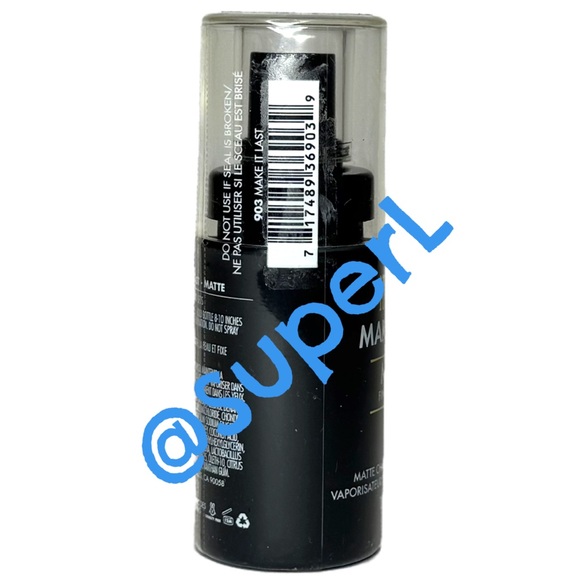 5/$15 NEW Milani Make It Last Matte Charcoal Setting Spray Makeup - Picture 2 of 6